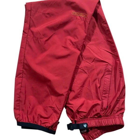 Vintage Nike ACG Red / Orange Windbreaker Pants (Size L) - Picture 1 of 6